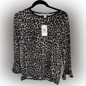 Michael Kors Leopard Print long Sleeve